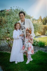 Komunia swieta plenerowa sesja rodzinna rybnik