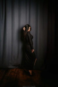 Portret kobiety w studio Żory, Śląsk.
